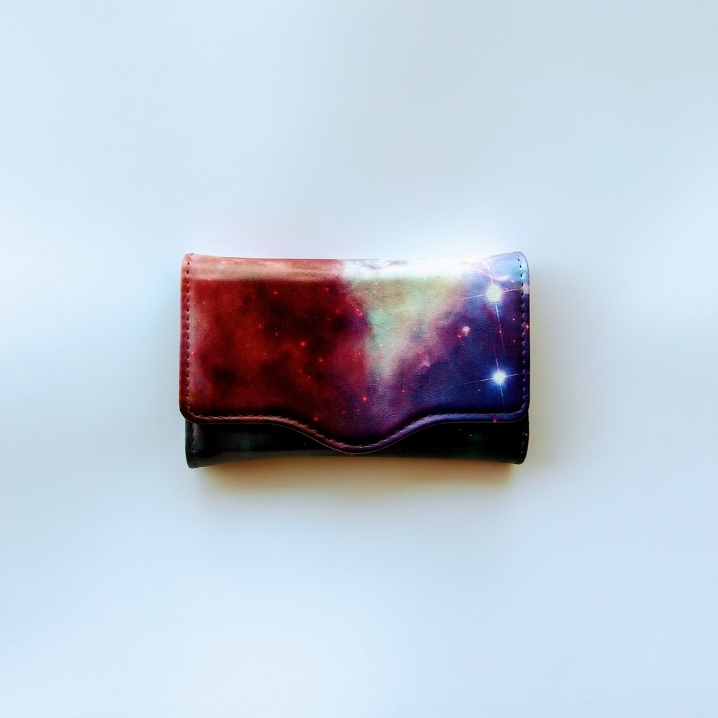 【New!】Galaxy Key Case - Cosmic Pink - ｜銀河柄キーケース