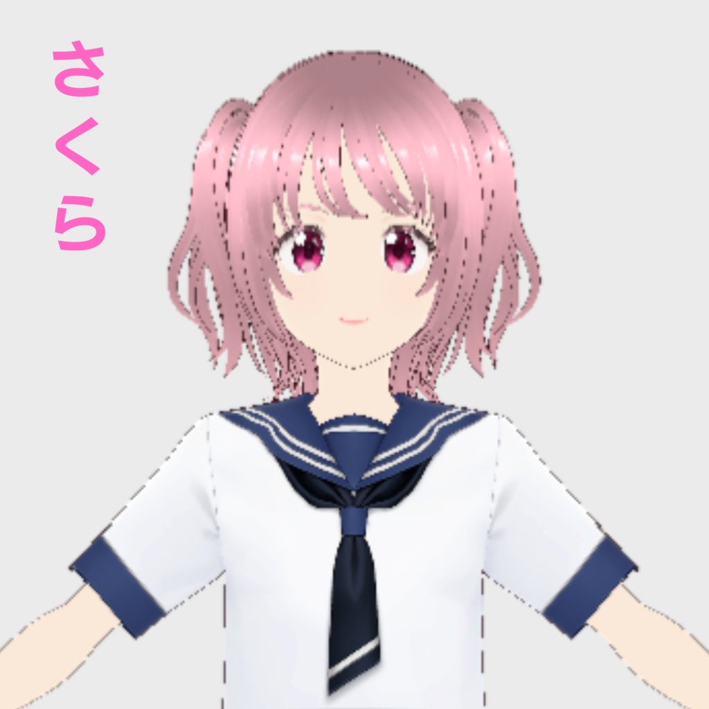 【もしもし学園シリーズ】さくら_セーラー服