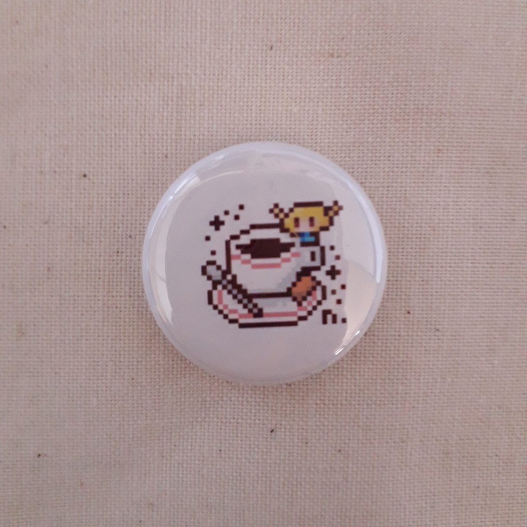 ミニ缶バッジ(コーヒー)
