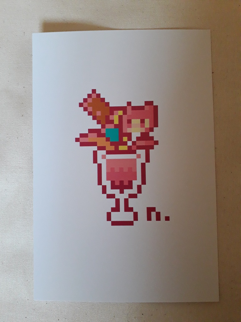 ポストカード(パフェ)