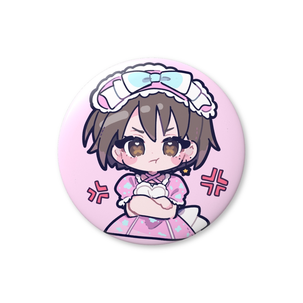 缶バッジ(おこ)