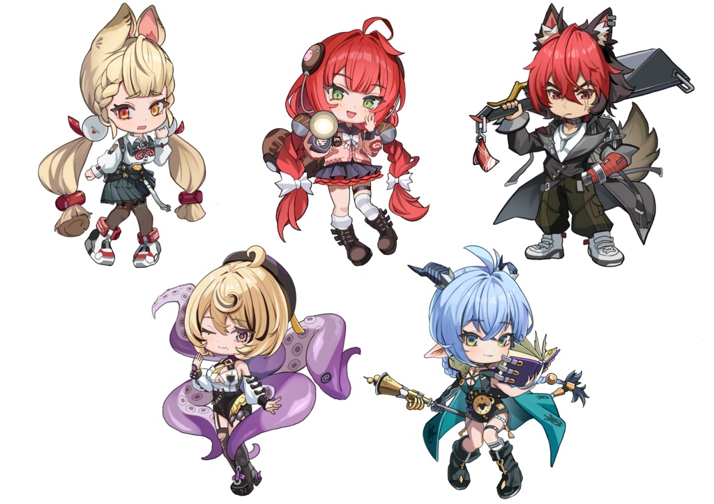 怪啖屋全員集合！SD アクリルスタンド