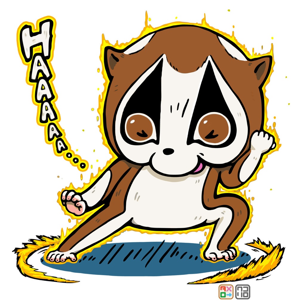 パワーをタメローTシャツ (フルグラフィックTシャツ)