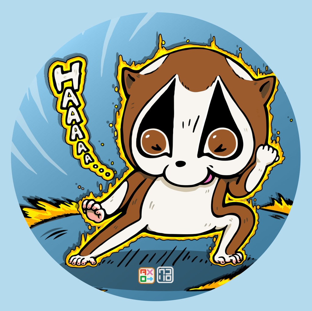 パワーをタメロー 缶バッジ