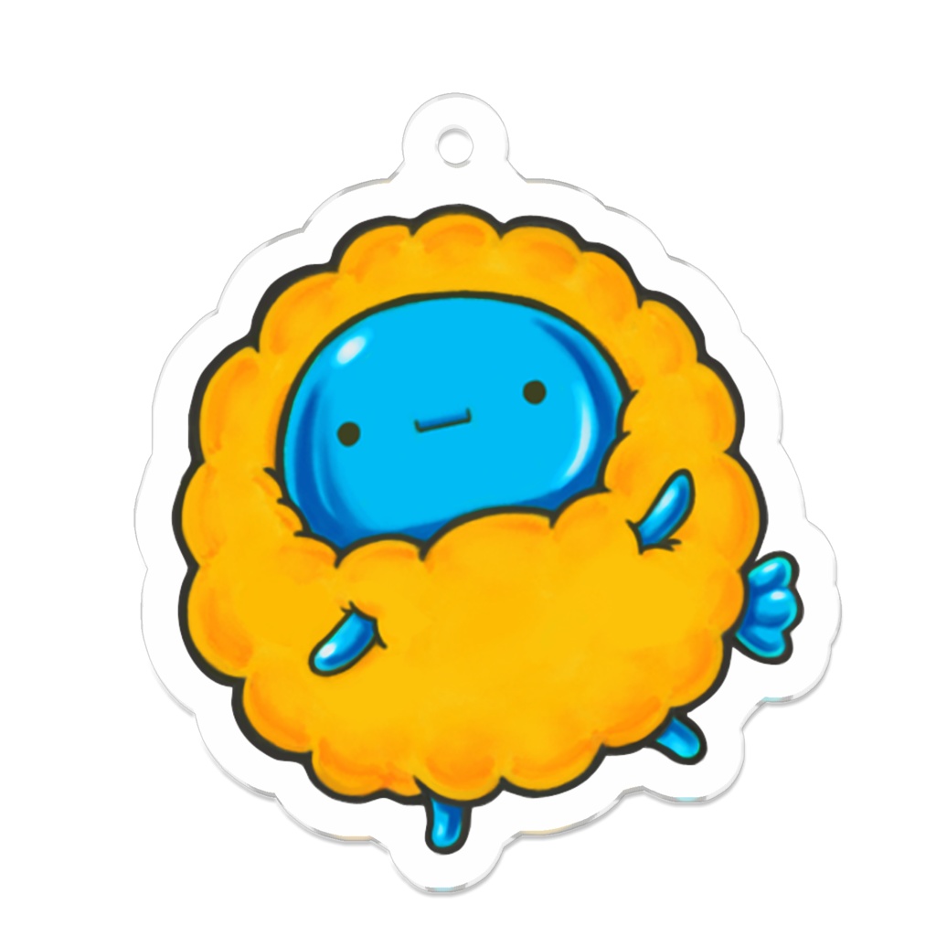 青カナフリャー（アクリルキーホルダ）