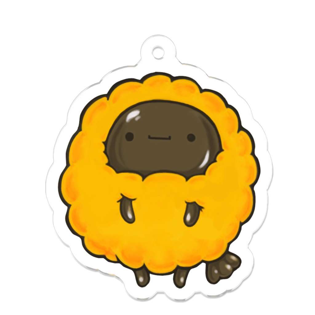 黒カナフリャー（アクリルキーホルダー）