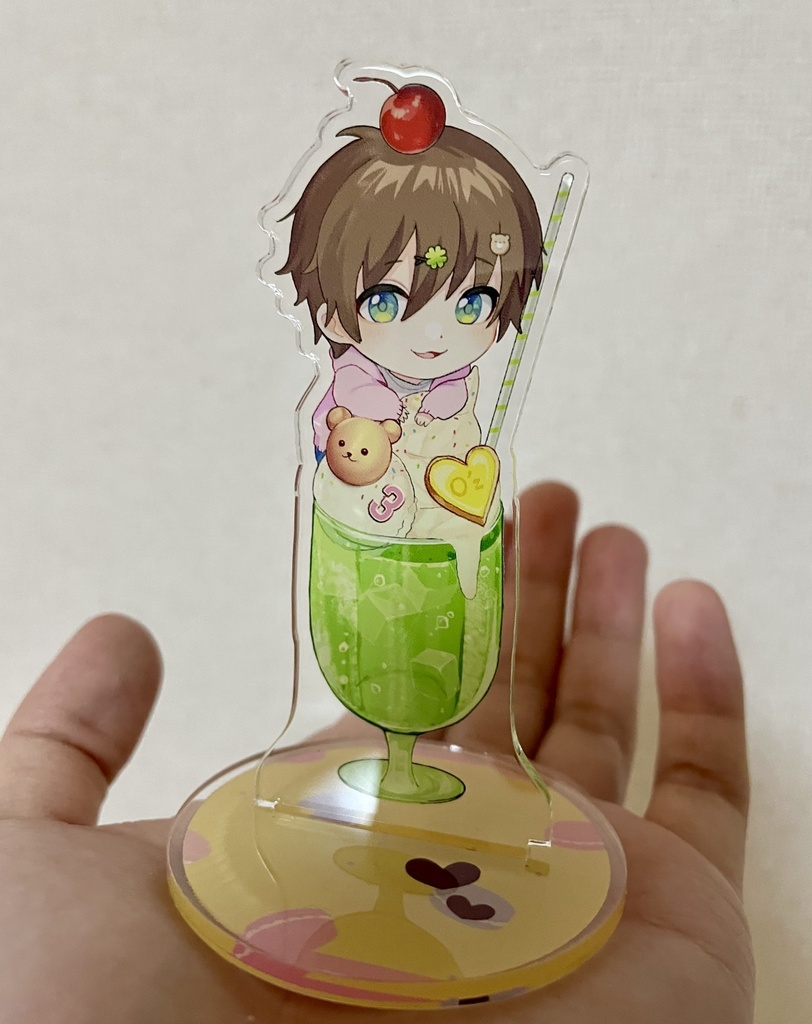 3周年記念、あーん🍈クリームソーダあくりるスタンド🐻