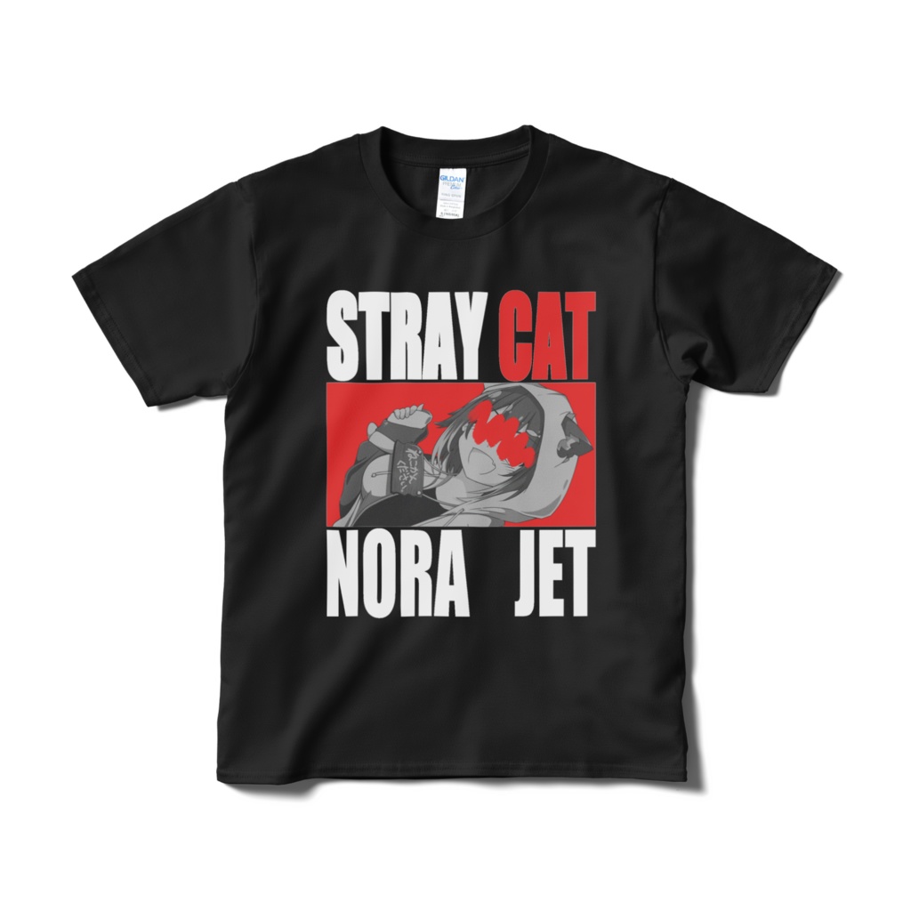 【非公式】文野環・パンク系Tシャツ（黒）