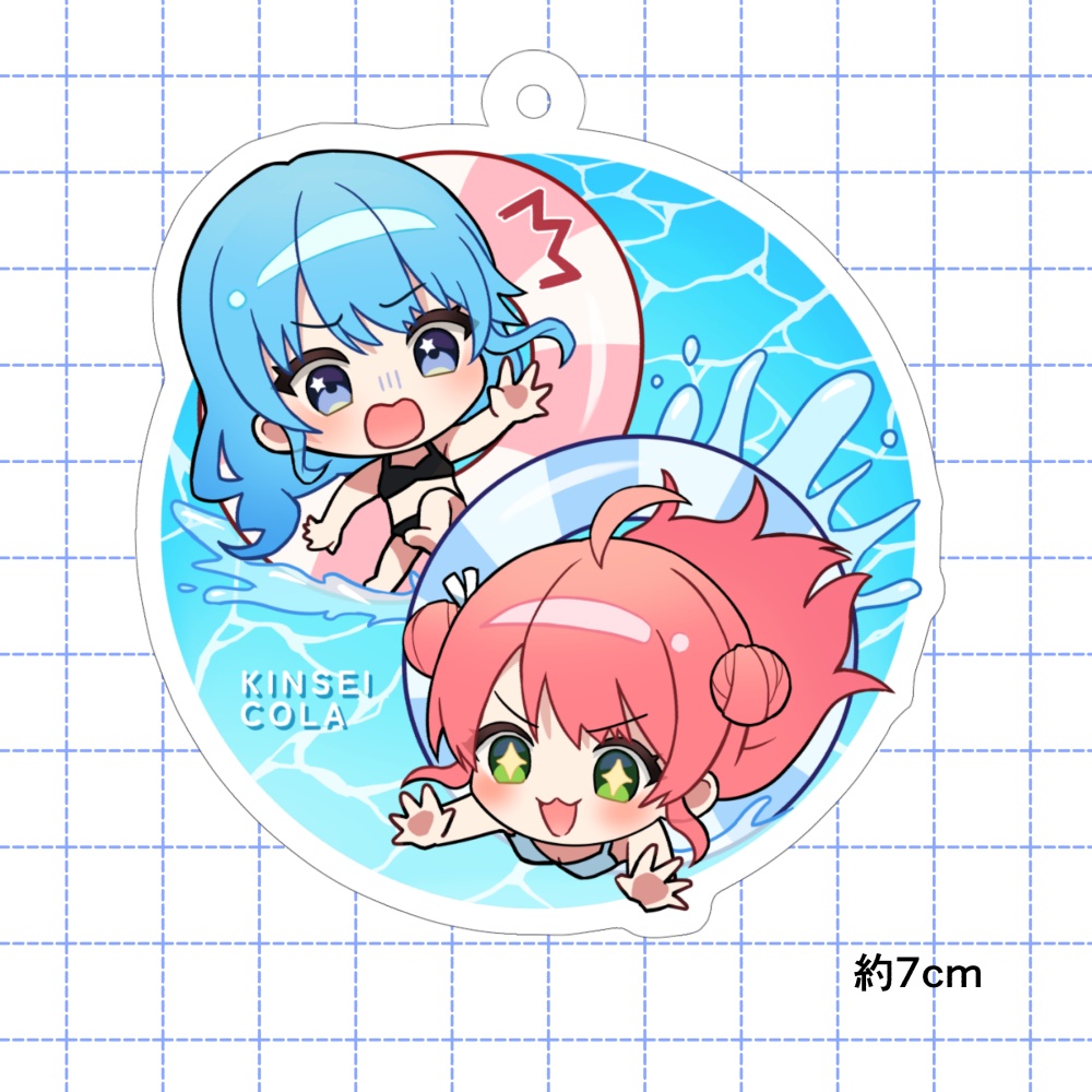 【C108】単品 miComet水着アクキー【非公式】