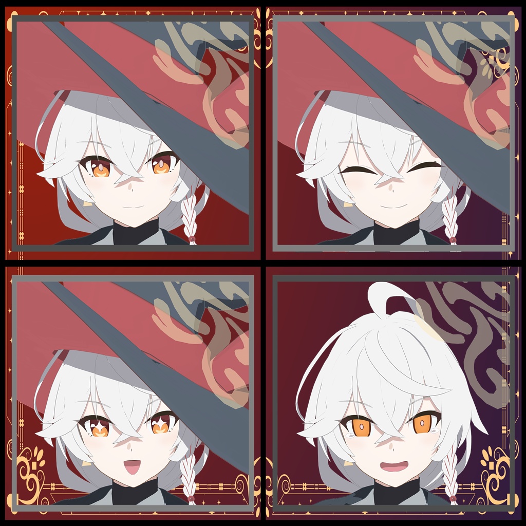 【ブルアカ3Dモデル】白尾エリ