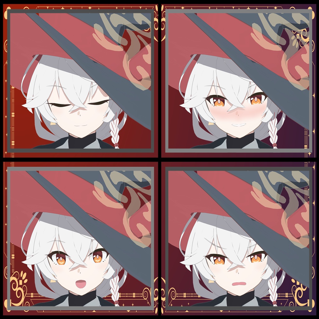 【ブルアカ3Dモデル】白尾エリ