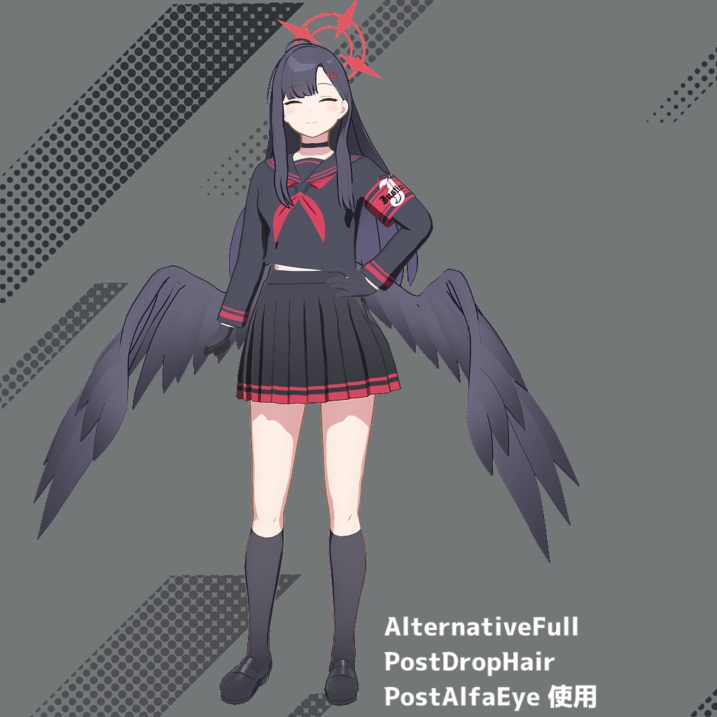 【ブルアカ3Dモデル】仲正仲正イチカ
