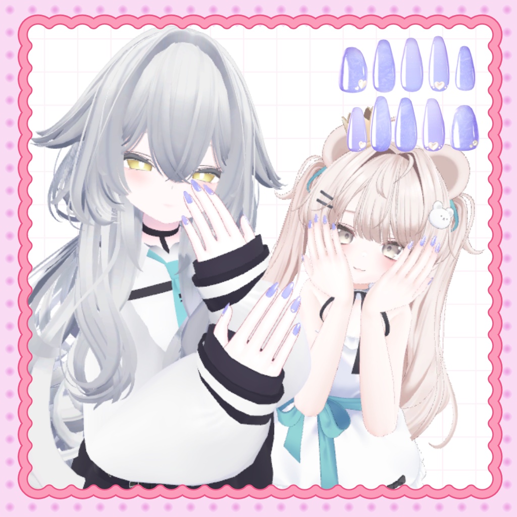 マーブルネイル(Milfy&ルルネ対応)