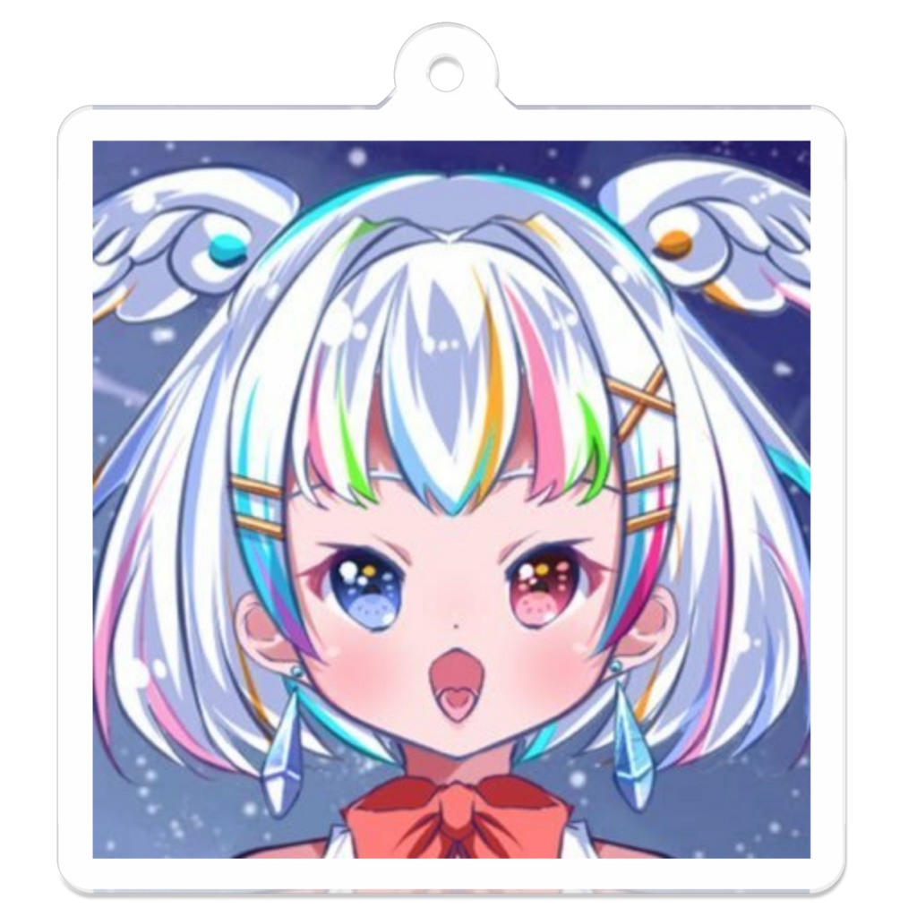 彩色ハク🌈🎨🪽@絵描き系新人VTuberdデビューグッズ