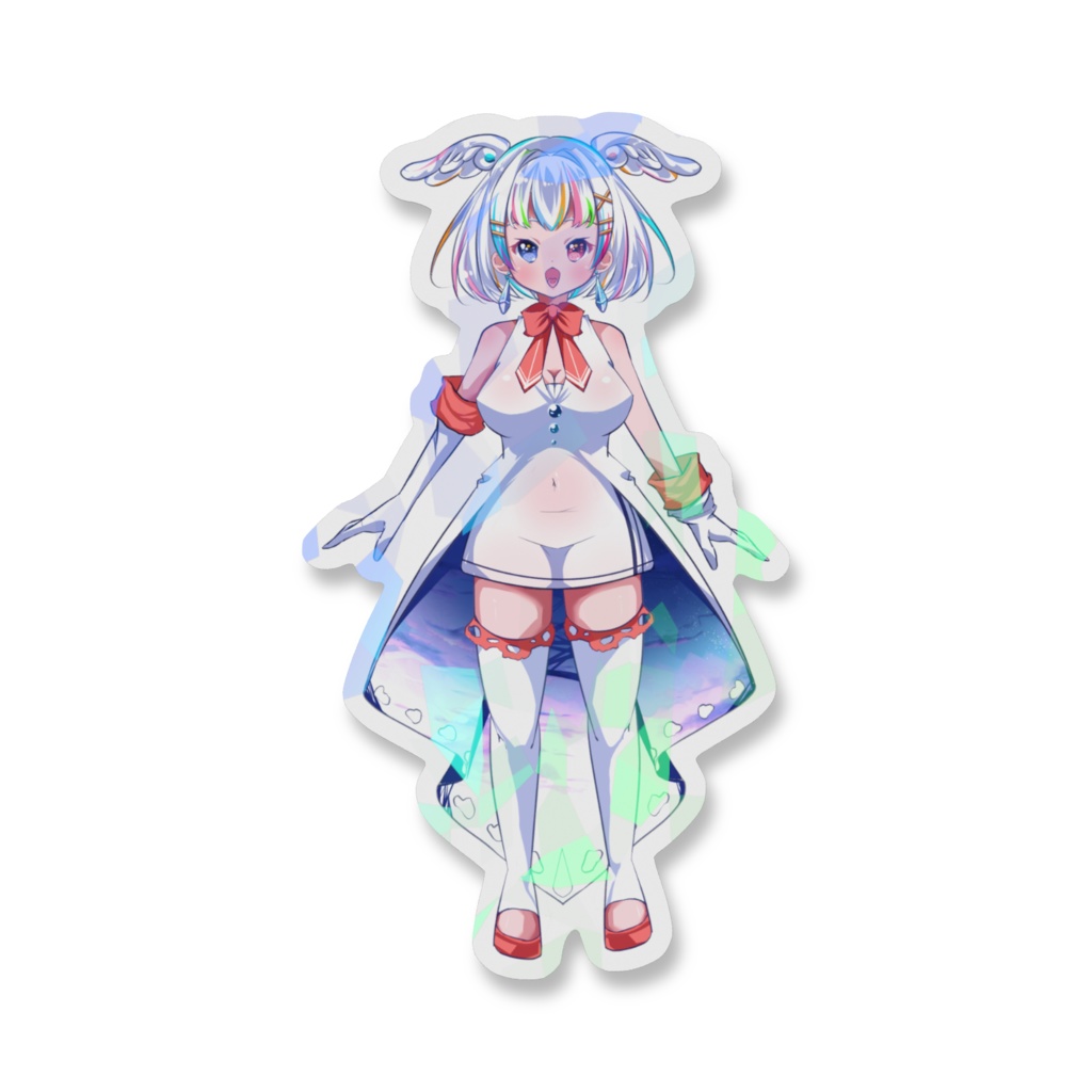 彩色ハク🌈🎨🪽@絵描き系新人VTuberdデビューグッズ