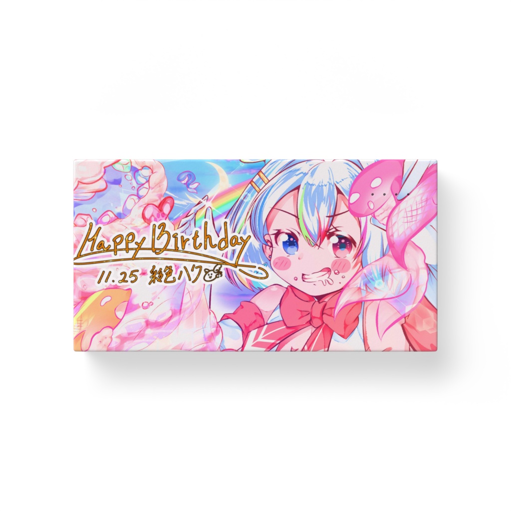 彩色ハク🌈🎨🪽モバイルバッテリー