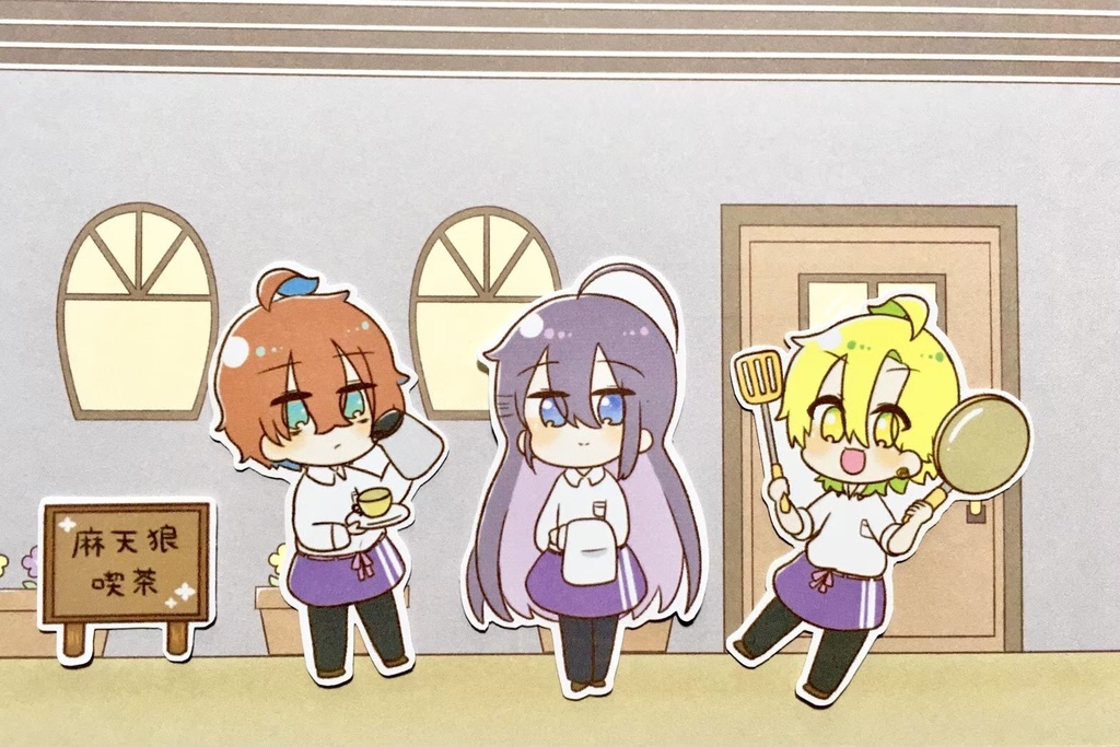 ヒプノシスマイク 台紙付きシール シンジュク