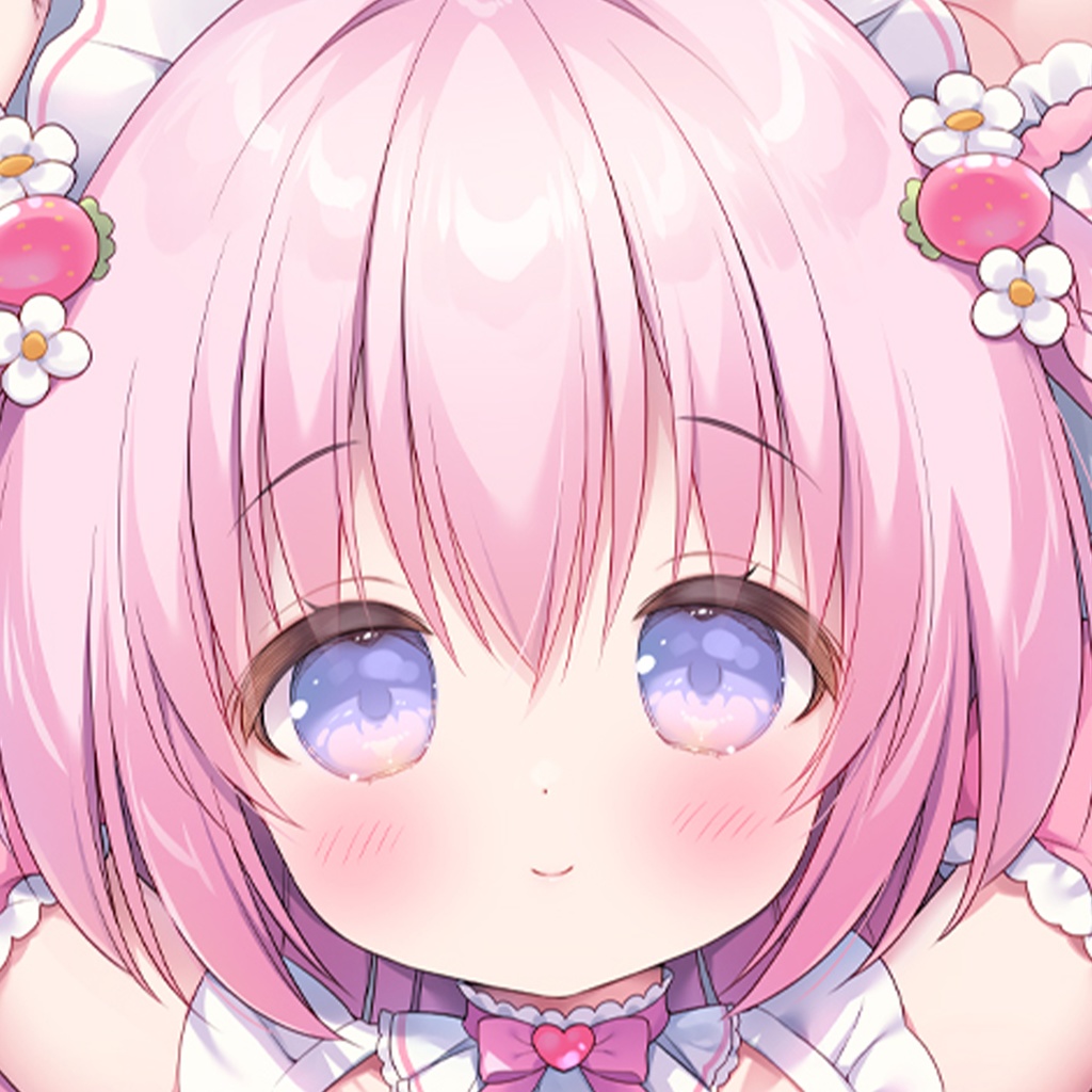 うさ城まにオリジナルヒロイン「苺恋」抱き枕カバー
