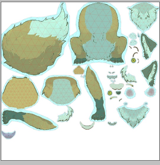 Live2Dモデル キツネさん(Live2d model / Standard_fox)