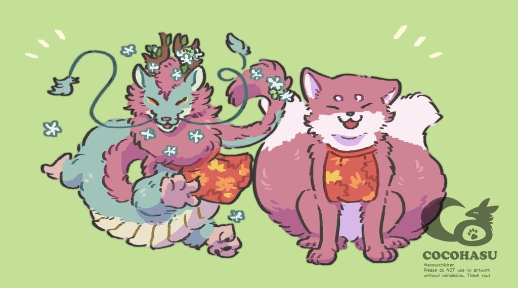 芽吹きの龍(アートドール)