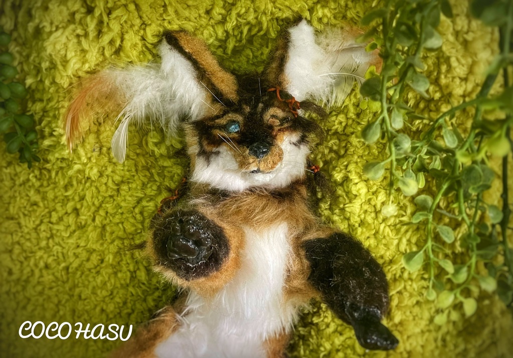 草原の羽狼(アートドール)