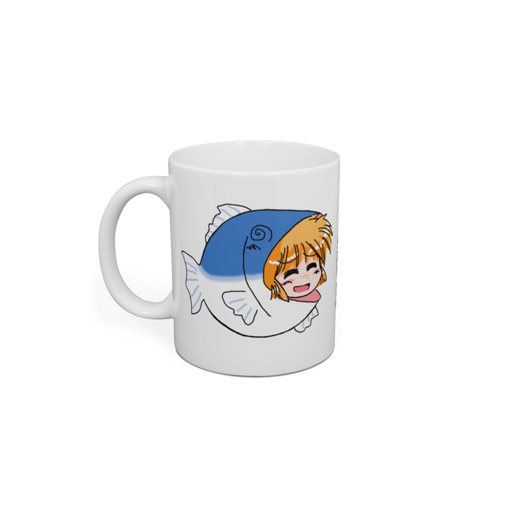 人面魚ちゃんマグカップ