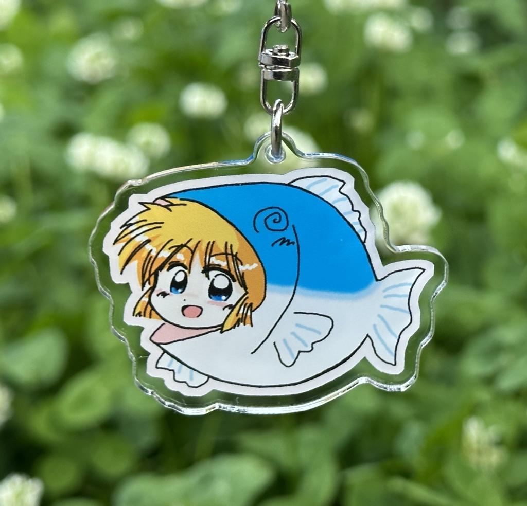 人面魚ちゃんアクリルキーホルダー