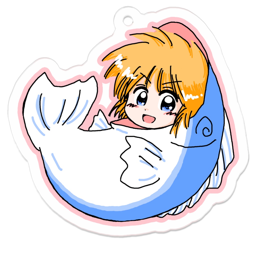 人面魚ちゃんアクリルキーホルダー２