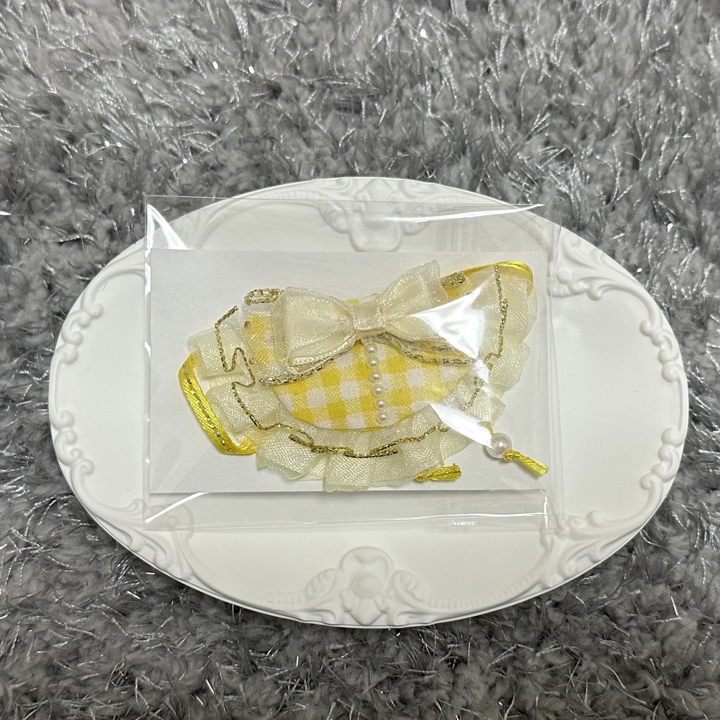 ぬいぐるみ用スタイ  イエロー