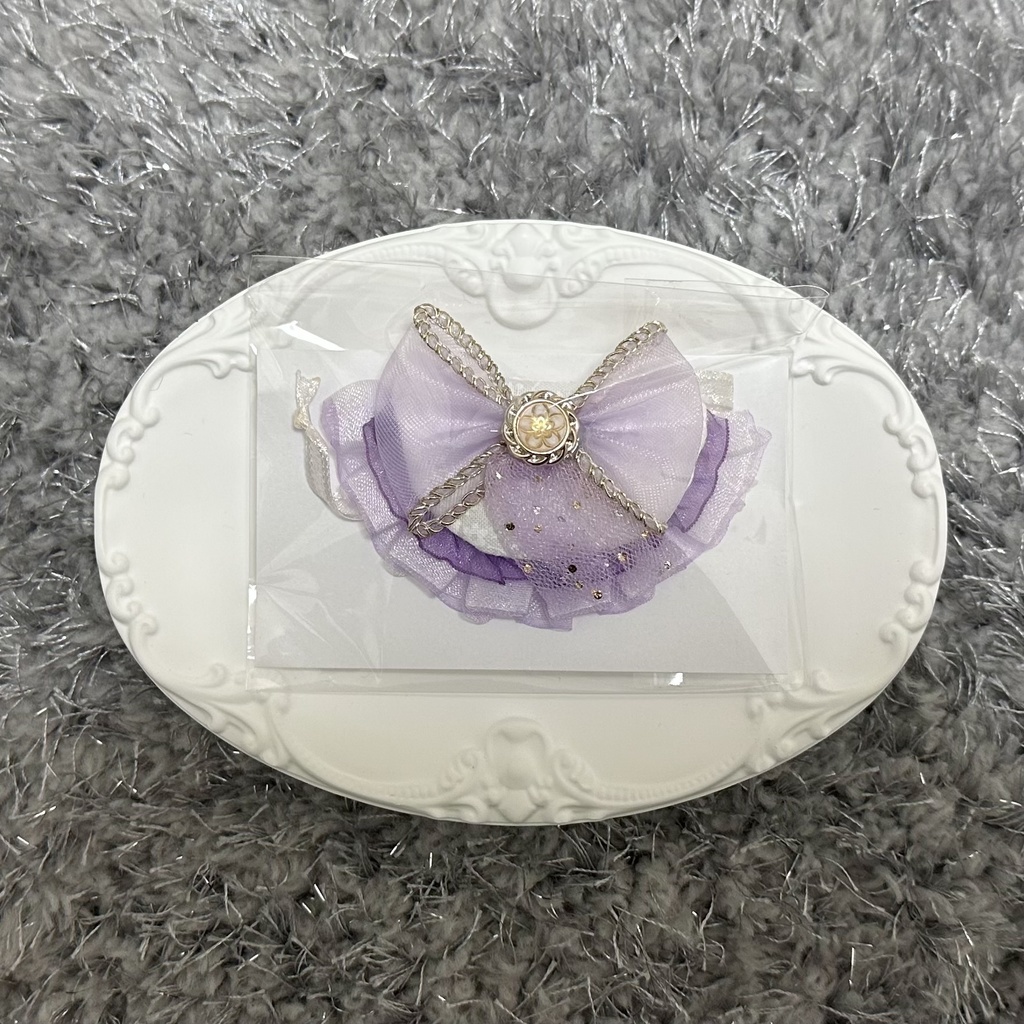 ぬいぐるみ用スタイ  パープル