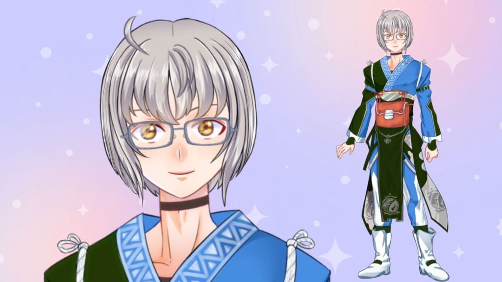 LIVE2D二次創作モデル・森近霖之助