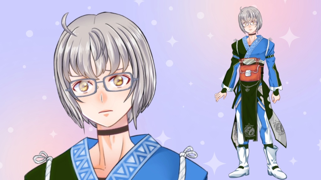 LIVE2D二次創作モデル・森近霖之助