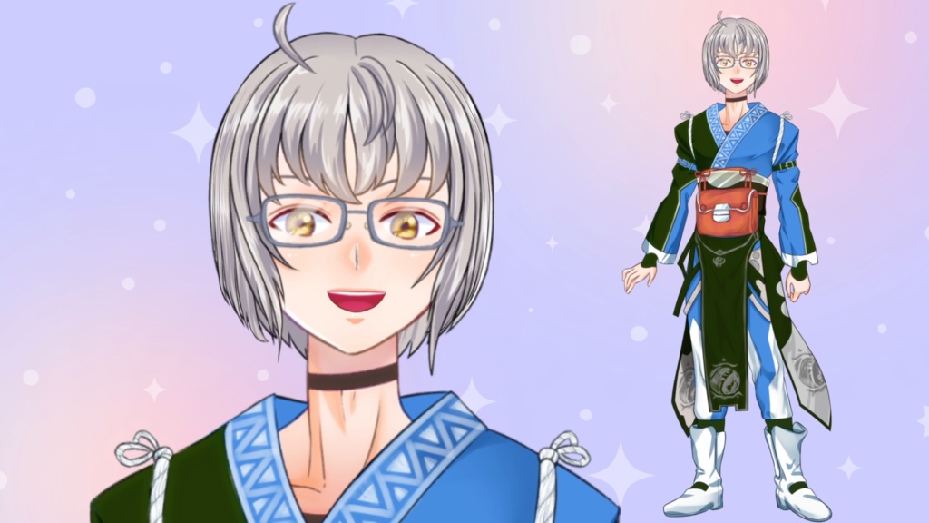 LIVE2D二次創作モデル・森近霖之助