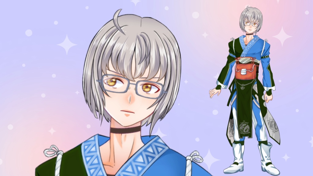 LIVE2D二次創作モデル・森近霖之助