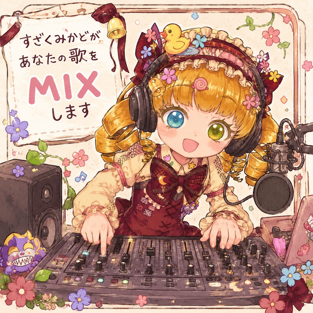 【500円！】すざくみかど があなたの歌をMIXします！