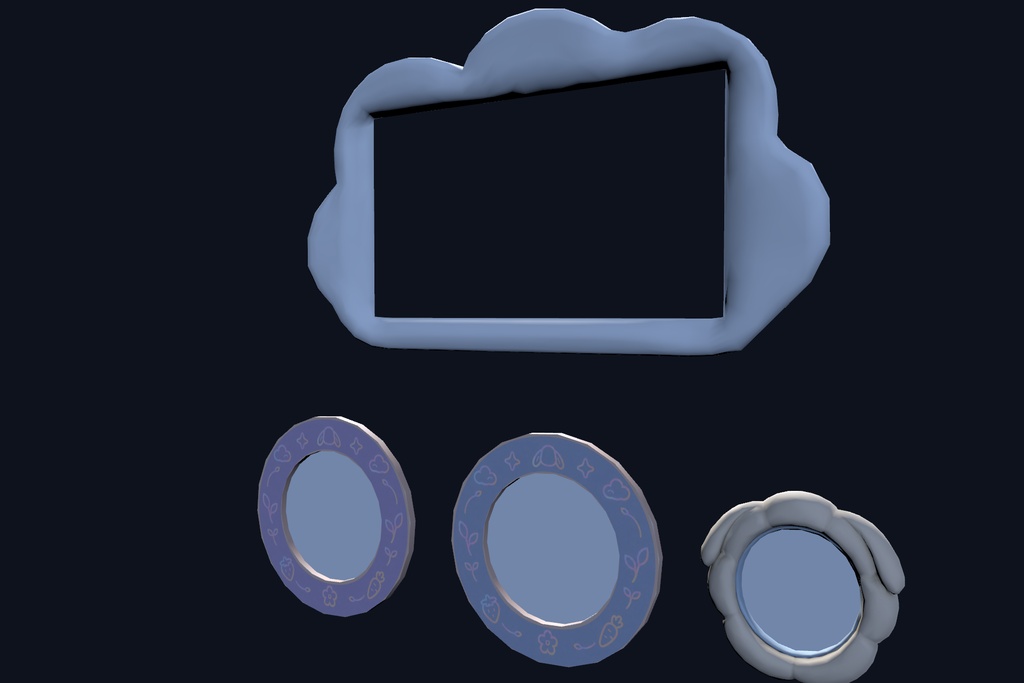 Cloud & Emission Frame Set. unitypackage 雲と発光リングフレームセット