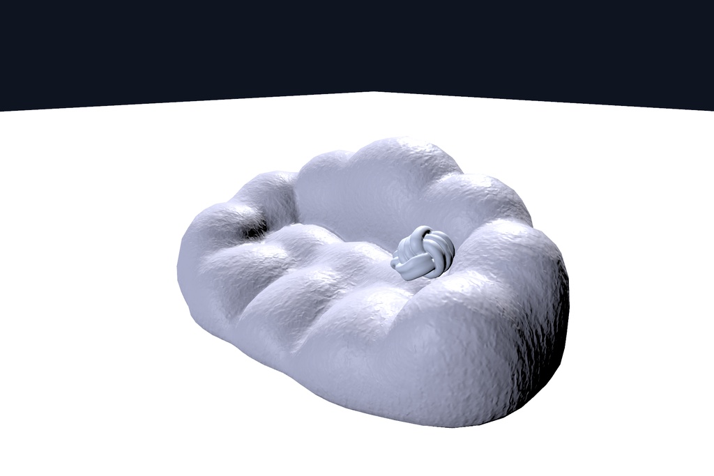 Cloud Sofa Set. unitypackage | 雲ソファセット