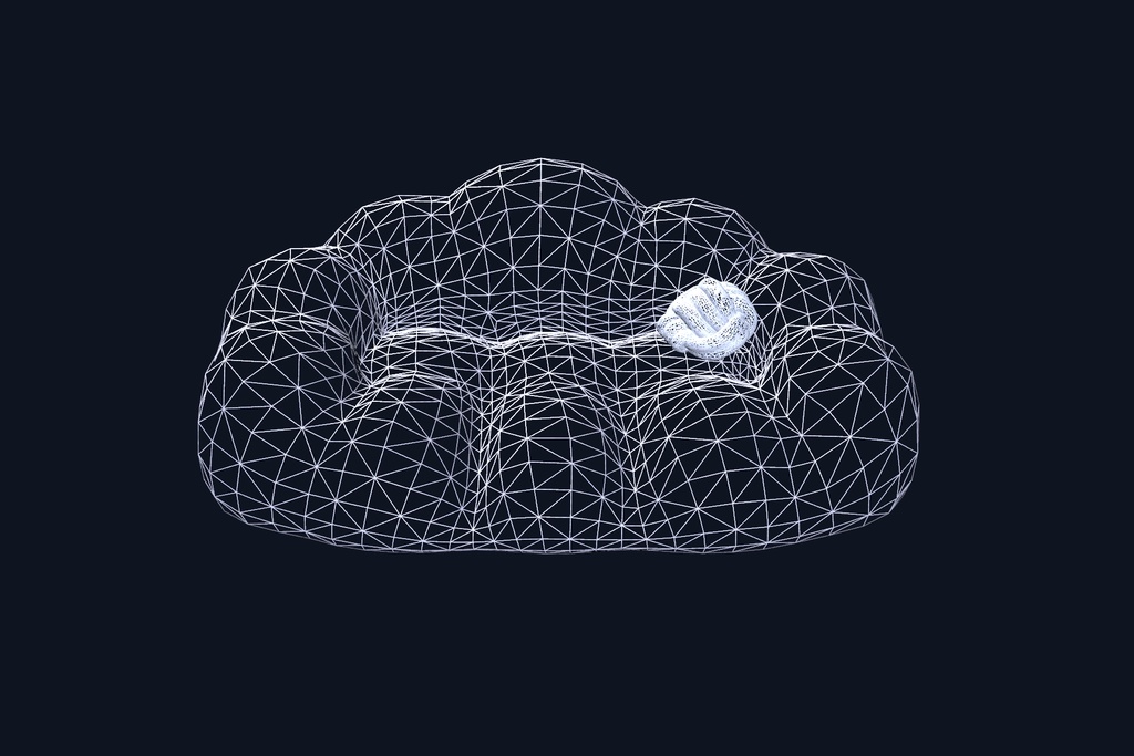 Cloud Sofa Set. unitypackage | 雲ソファセット