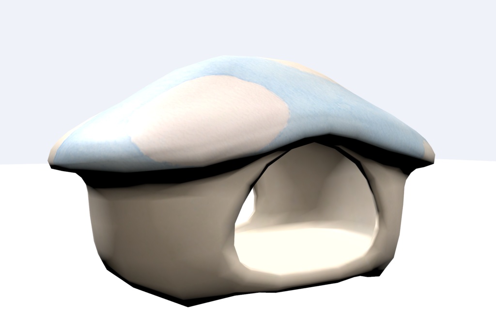 Mushroom Shaped Inner House. unitypackage きのこ型インナーハウス
