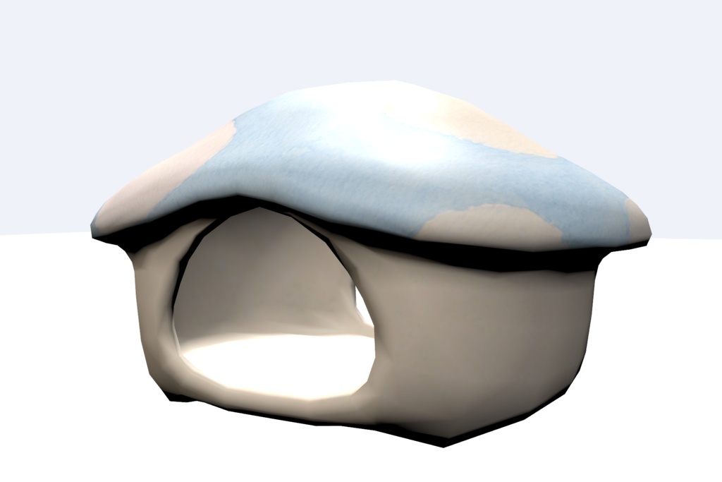 Mushroom Shaped Inner House. unitypackage きのこ型インナーハウス