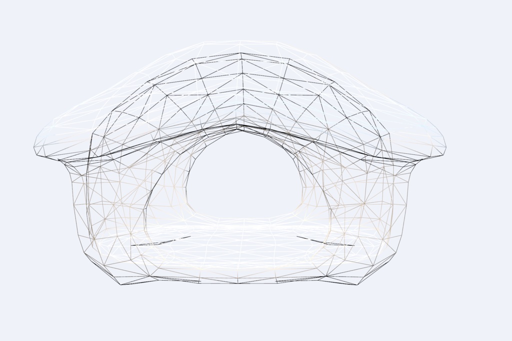 Mushroom Shaped Inner House. unitypackage きのこ型インナーハウス