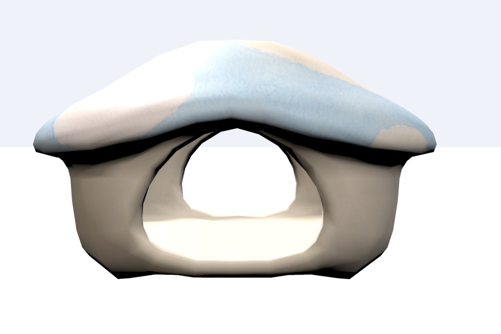 Mushroom Shaped Inner House. unitypackage きのこ型インナーハウス
