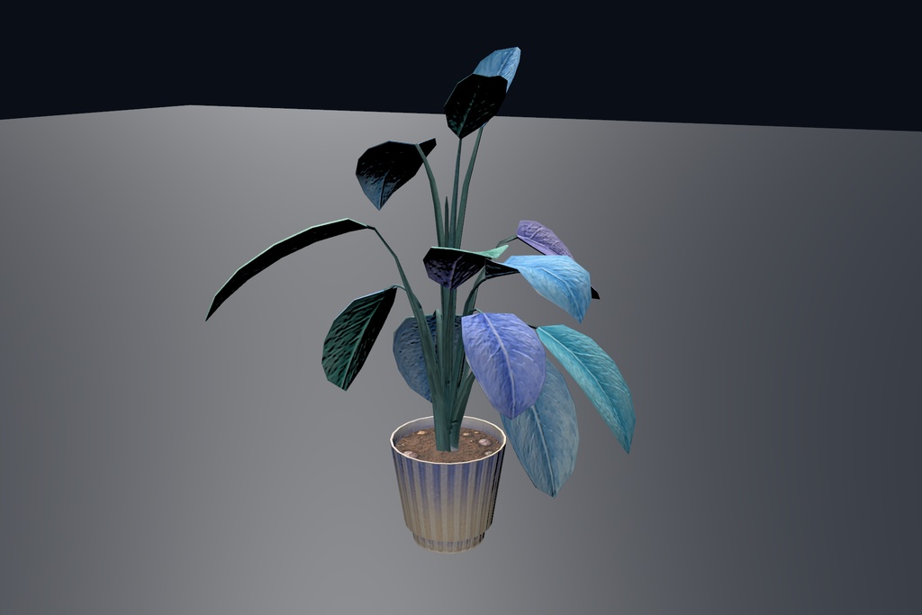 Pastel House Plant. unitypackage パステル観葉植物