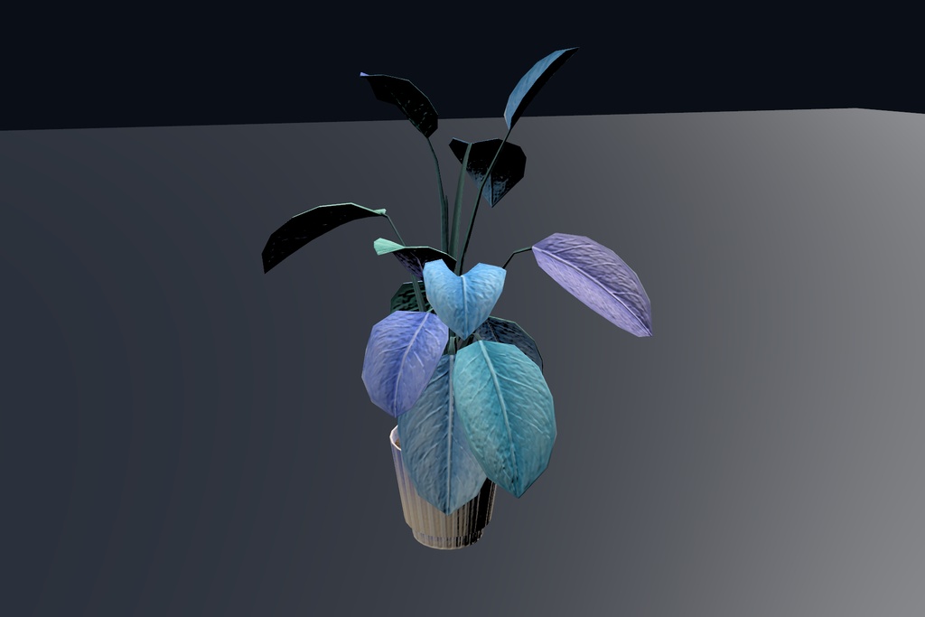 Pastel House Plant. unitypackage パステル観葉植物