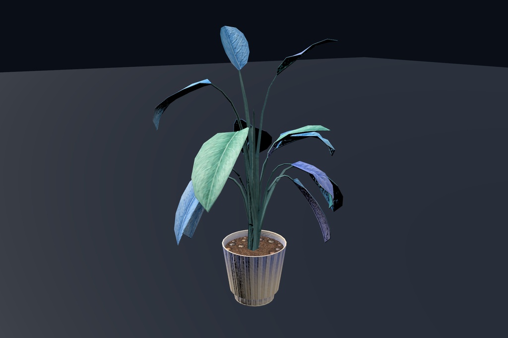 Pastel House Plant. unitypackage パステル観葉植物