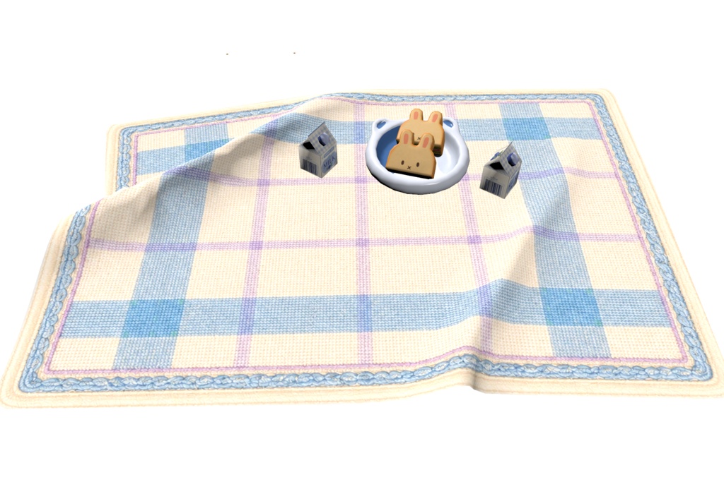 Pastel Picnic Set. unitypackage パステルピクニックセット