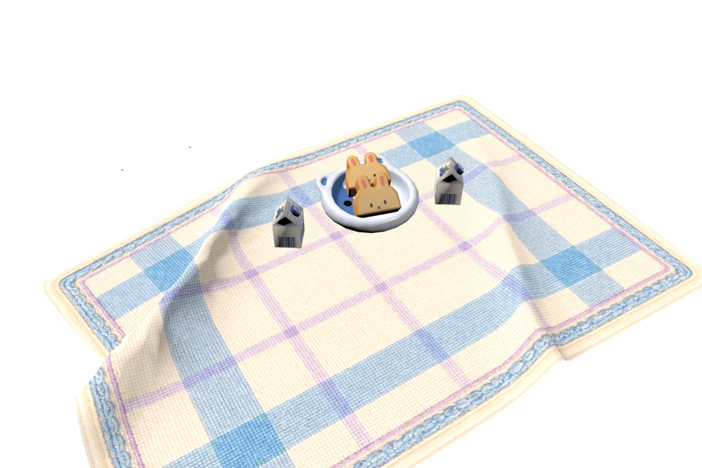 Pastel Picnic Set. unitypackage パステルピクニックセット