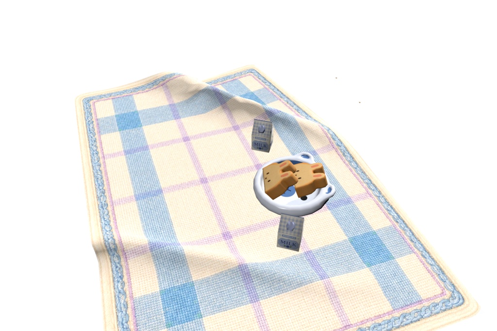 Pastel Picnic Set. unitypackage パステルピクニックセット