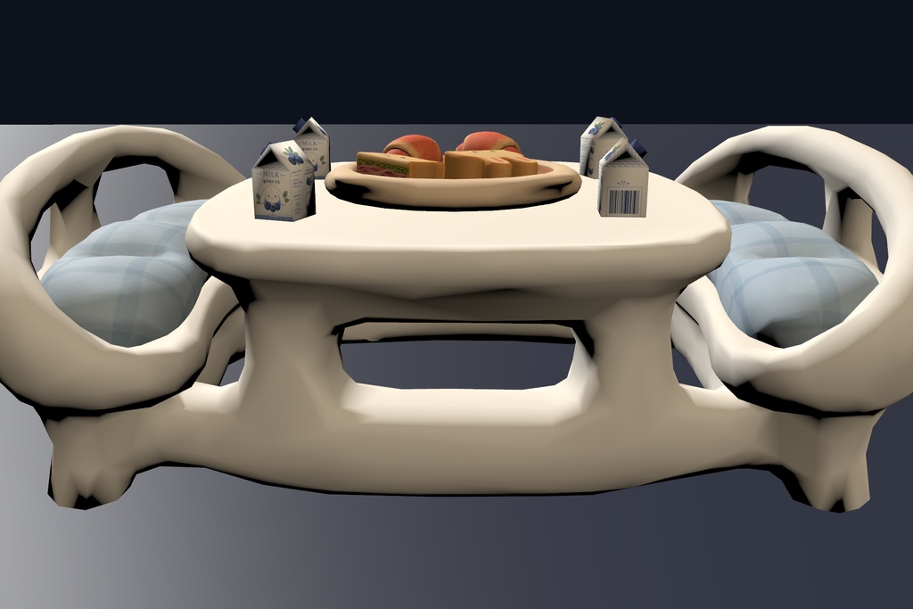 Picnic Bakery Table Set.unitypackage ピクニックベーカリーテーブルセット