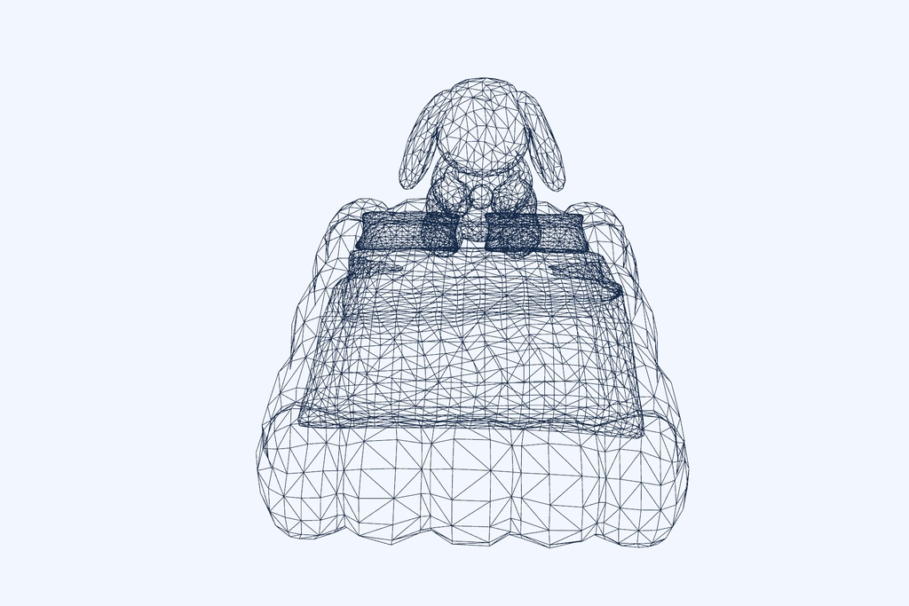 Sky Rabbit Bed Set.unitypackage 空うさぎベッドセット